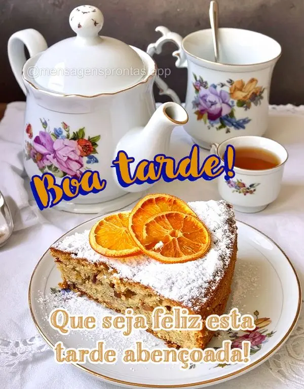Que seja feliz esta tarde abençoada! Boa tarde!
