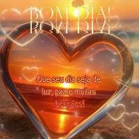 Que seu dia seja de luz paz e muitas bênçãos! Bom dia!