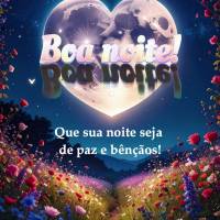 Que sua noite seja de paz e bênçãos! Boa noite!