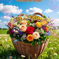 Que sua semana comece com boas energias e muita vontade de vencer. Feliz Segunda!