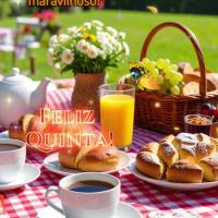 Que possa se reunir com os amigos para desfrutar de um dia maravilhoso! Feliz Quinta!