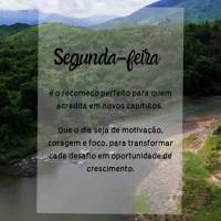 Segunda-feira
é o recomeço perfeito para quem acredita em novos capítulos.
Que o dia seja de motivação, coragem e foco, para transformar cada desa...