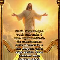 Hoje quero te lembrar de algo poderoso: você não está caminhando sozinho nesta jornada. As bênçãos de Deus estão sobre sua vida, mesmo nos momento...