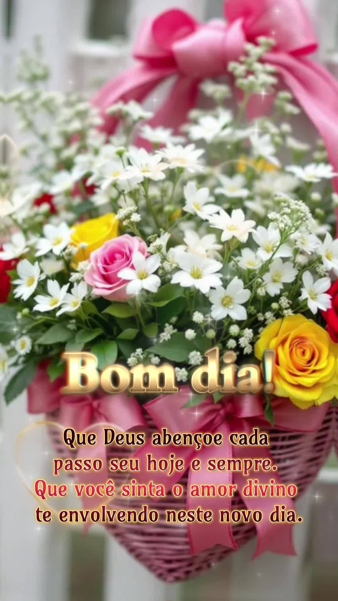 Que Deus abençoe cada passo seu hoje e sempre. Que você sinta o amor divino te envolvendo neste novo dia. Bom dia!