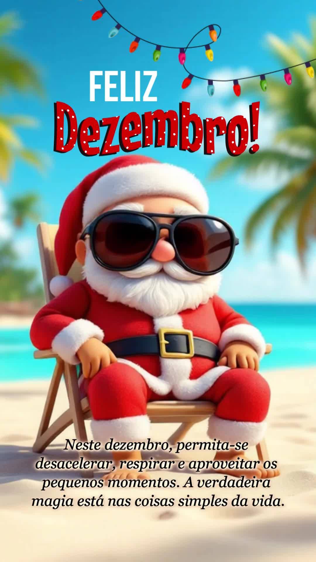 Neste dezembro, permita-se desacelerar, respirar e aproveitar os pequenos momentos. A verdadeira magia está nas coisas simples da vida. Feliz Dezembro!...