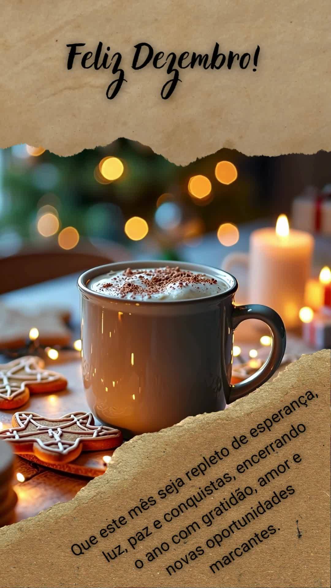 Feliz Dezembro!
Que este mês seja repleto de esperança, luz, paz e conquistas, encerrando 
o ano com gratidão, amor e 
novas oportunidades 
marcan...