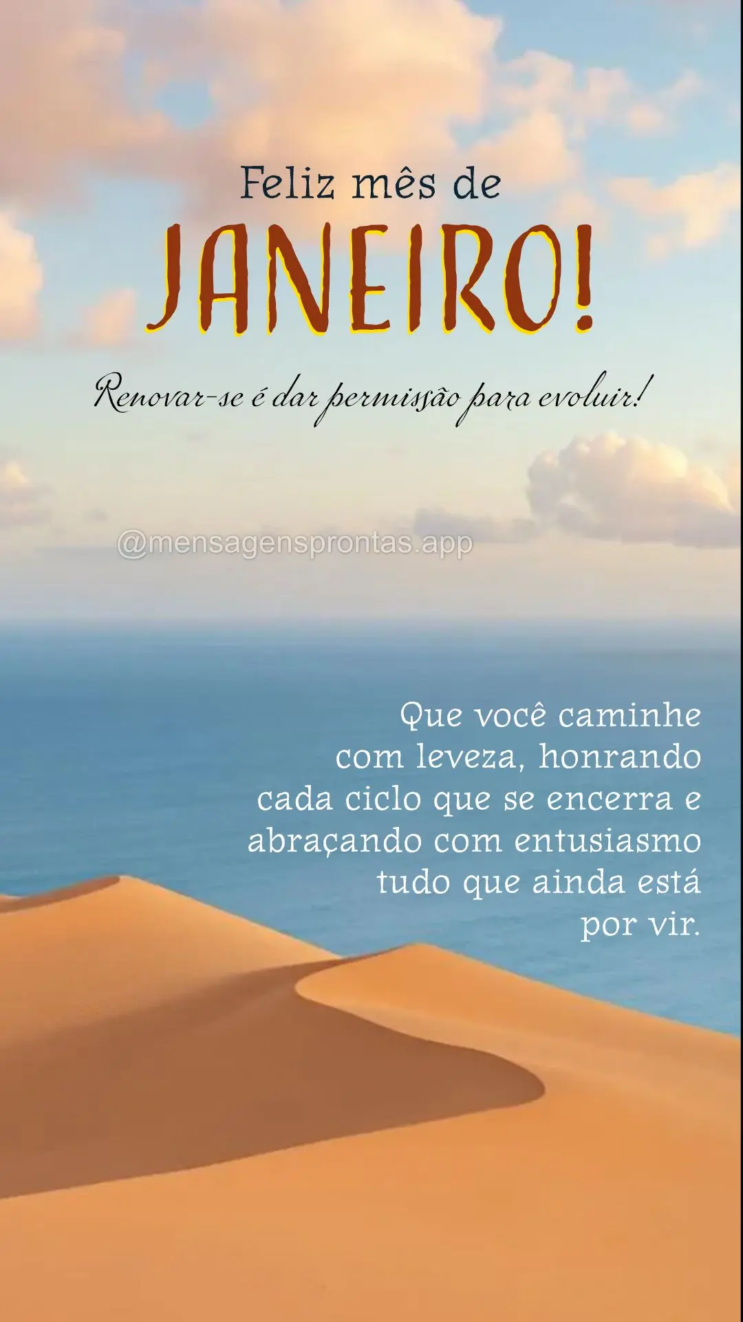 Renovar-se é dar permissão para evoluir. Que você caminhe com leveza, honrando cada ciclo que se encerra e abraçando com entusiasmo tudo que ainda es...