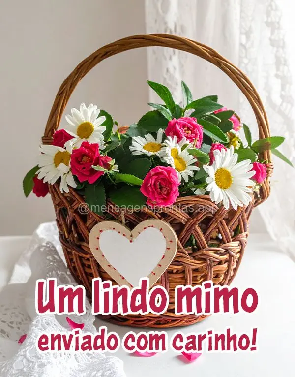 Um lindo mimo enviado com carinho!