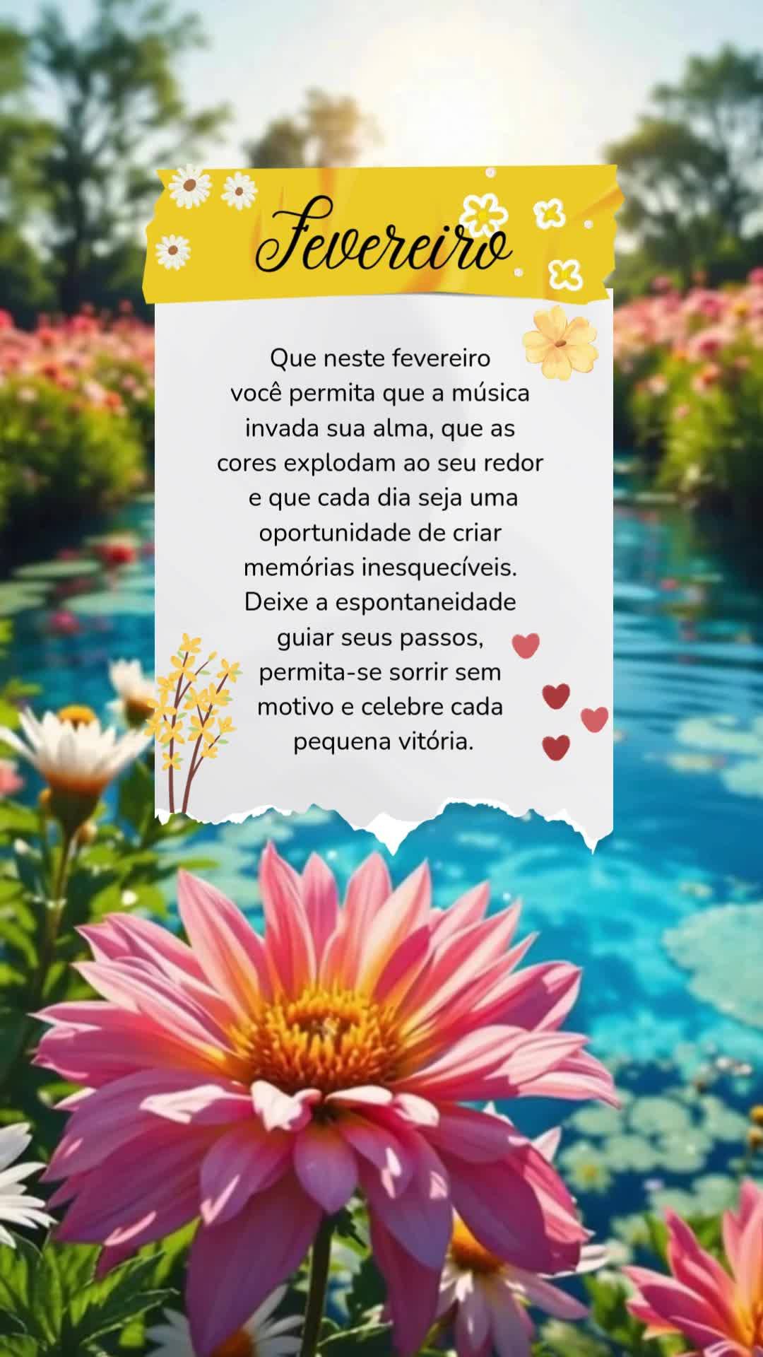 Que neste fevereiro você permita que a música invada sua alma, que as cores explodam ao seu redor e que cada dia seja uma oportunidade de criar memóri...