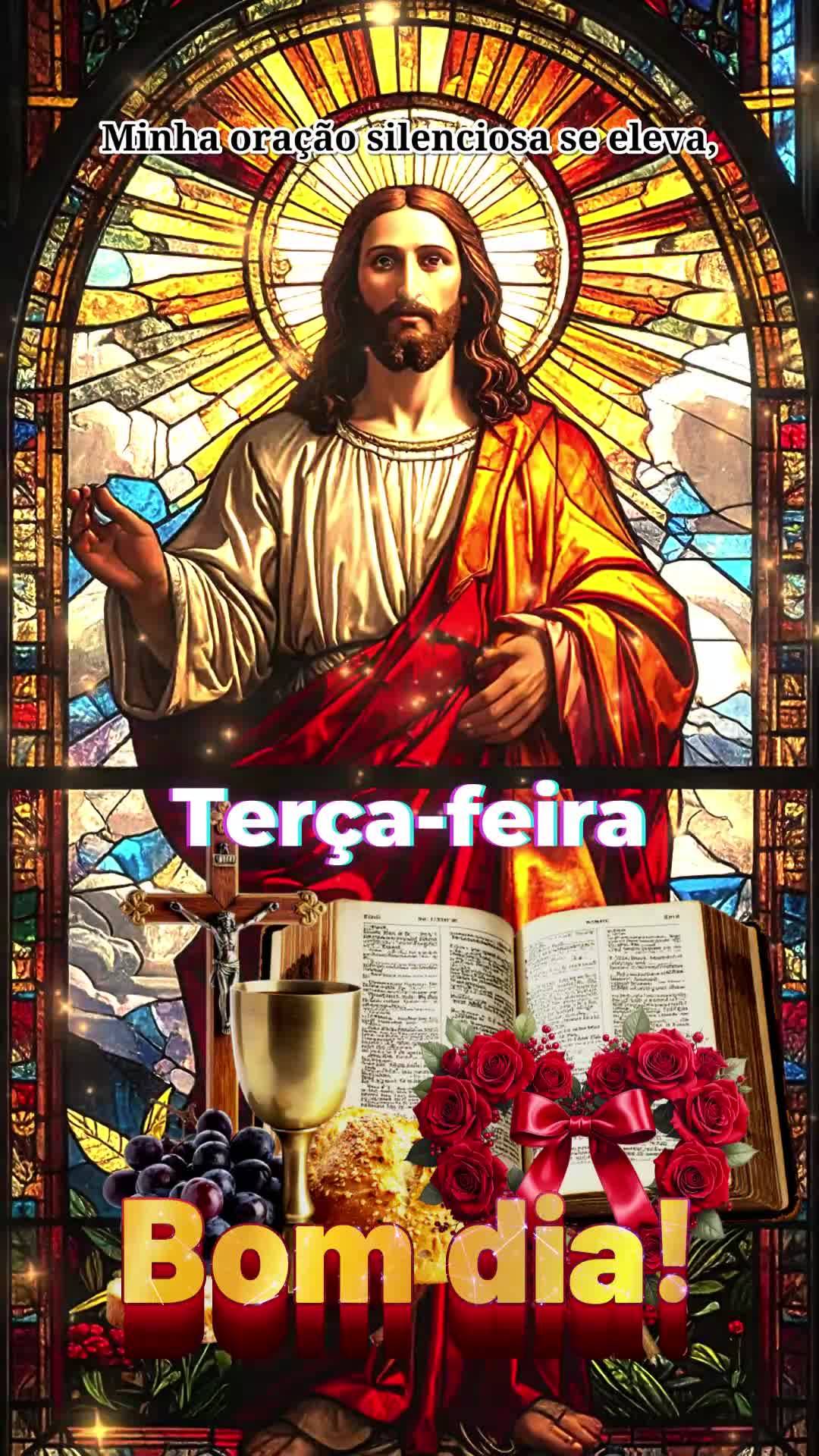 Hoje escolho ouvir a voz que me acalma nas tempestades. Nesta terça-feira, quando o mundo pedir pressa, decido caminhar no ritmo da paz. Minha oração ...
