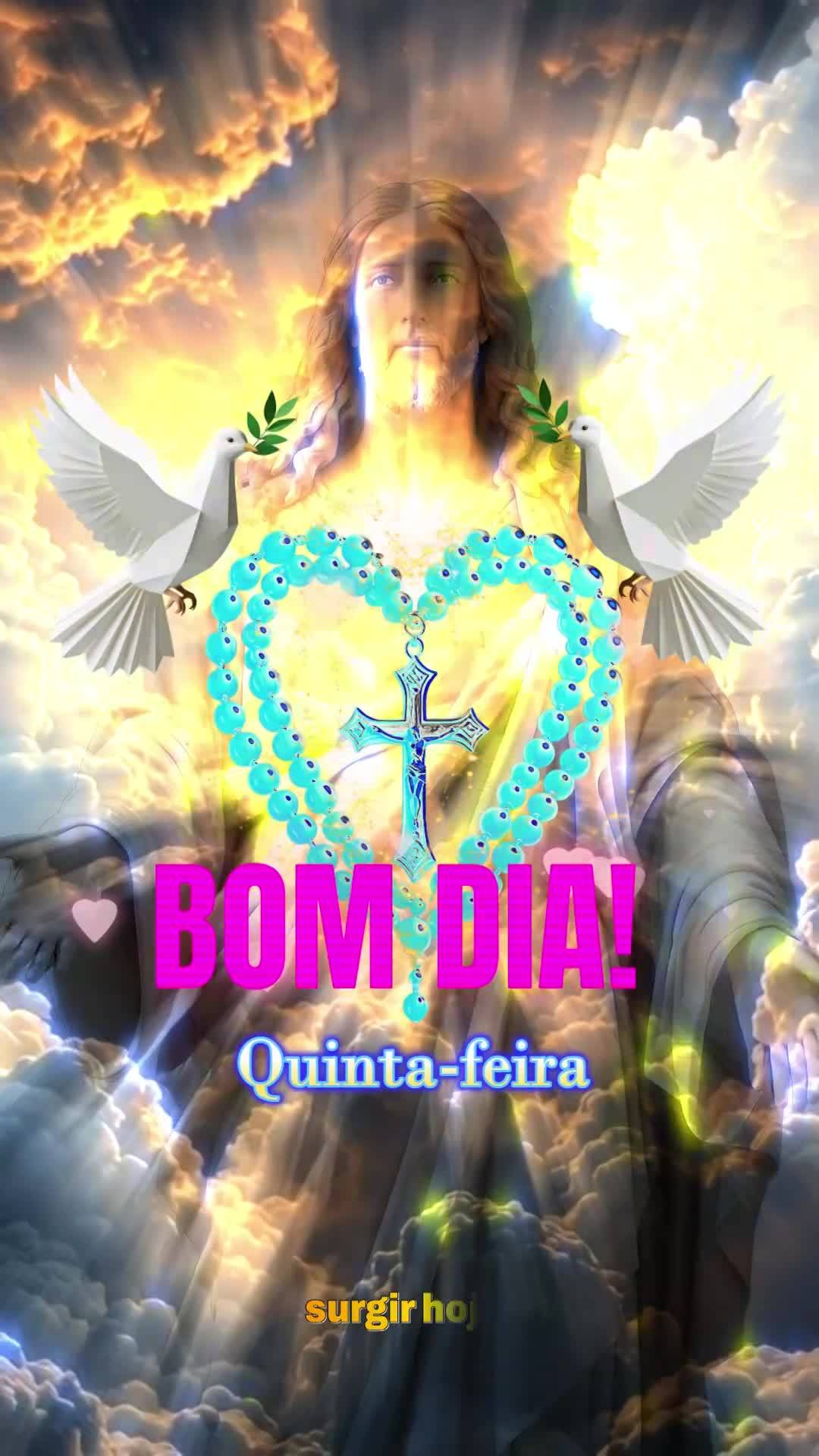 Bom dia nesta quinta-feira abençoada! Deus colocou força no seu coração e luz no seu caminho. Você conseguirá vencer cada desafio que surgir hoje. ...