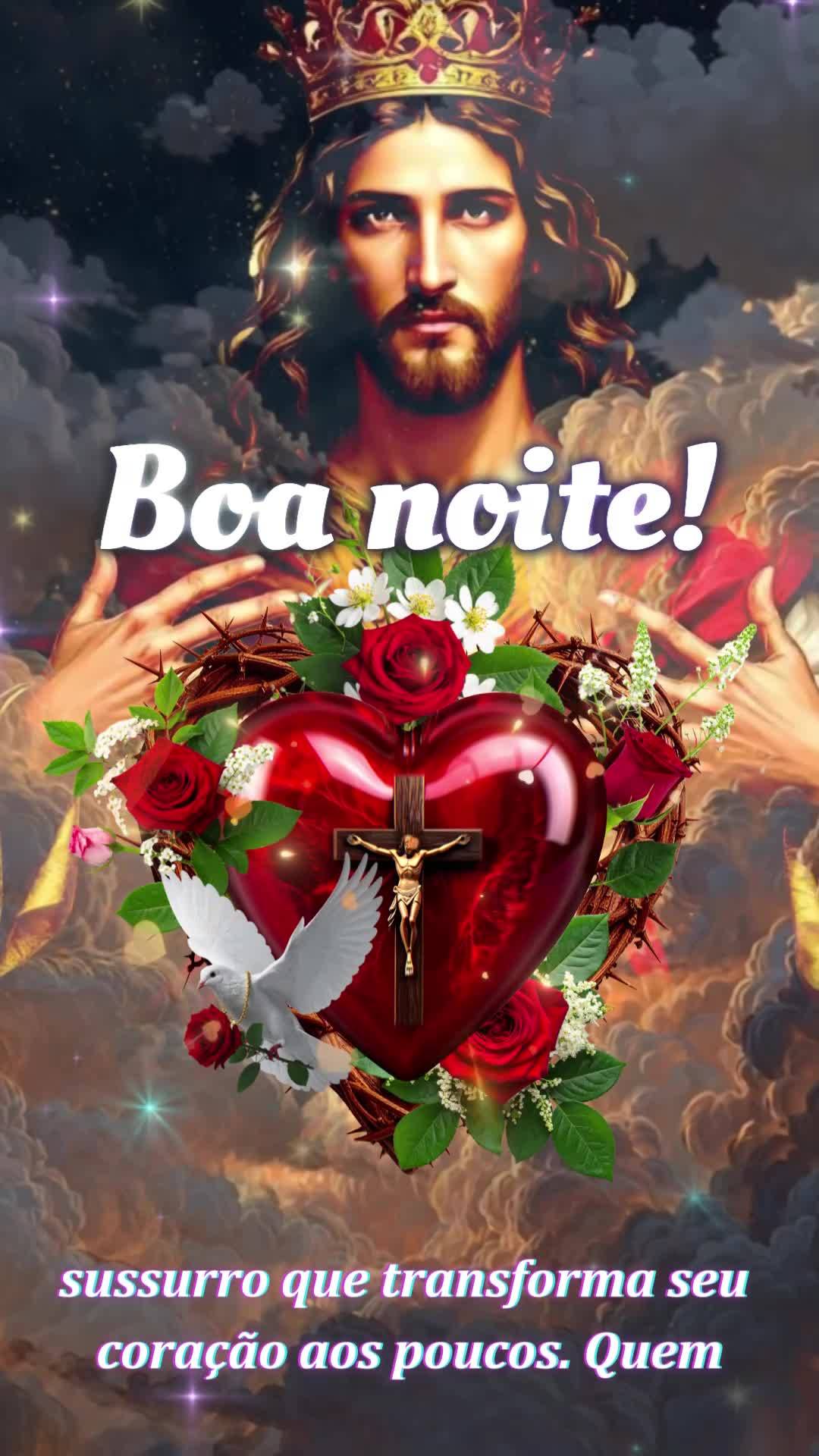 Abra seu coração e ouça... Boa noite. Nas horas mais escuras de nossas vidas, quando as dúvidas pesam como montanhas sobre nossos ombros, já questio...