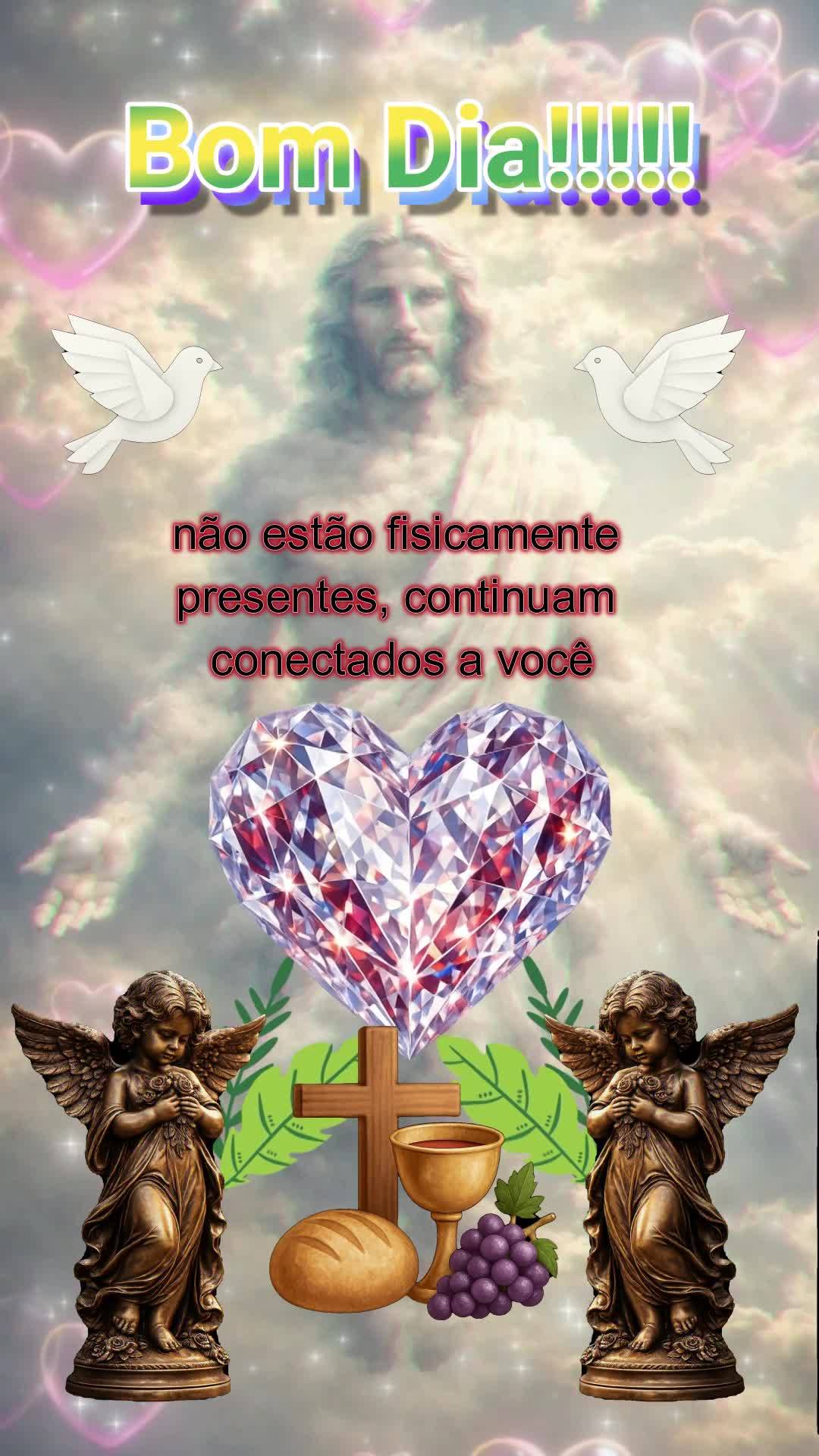 Pare tudo e escute isso... Bom dia! Jesus está nos céus, em seu glorioso reinado, olhando atentamente por cada um de nós. Ao lado dele estão nossos e...