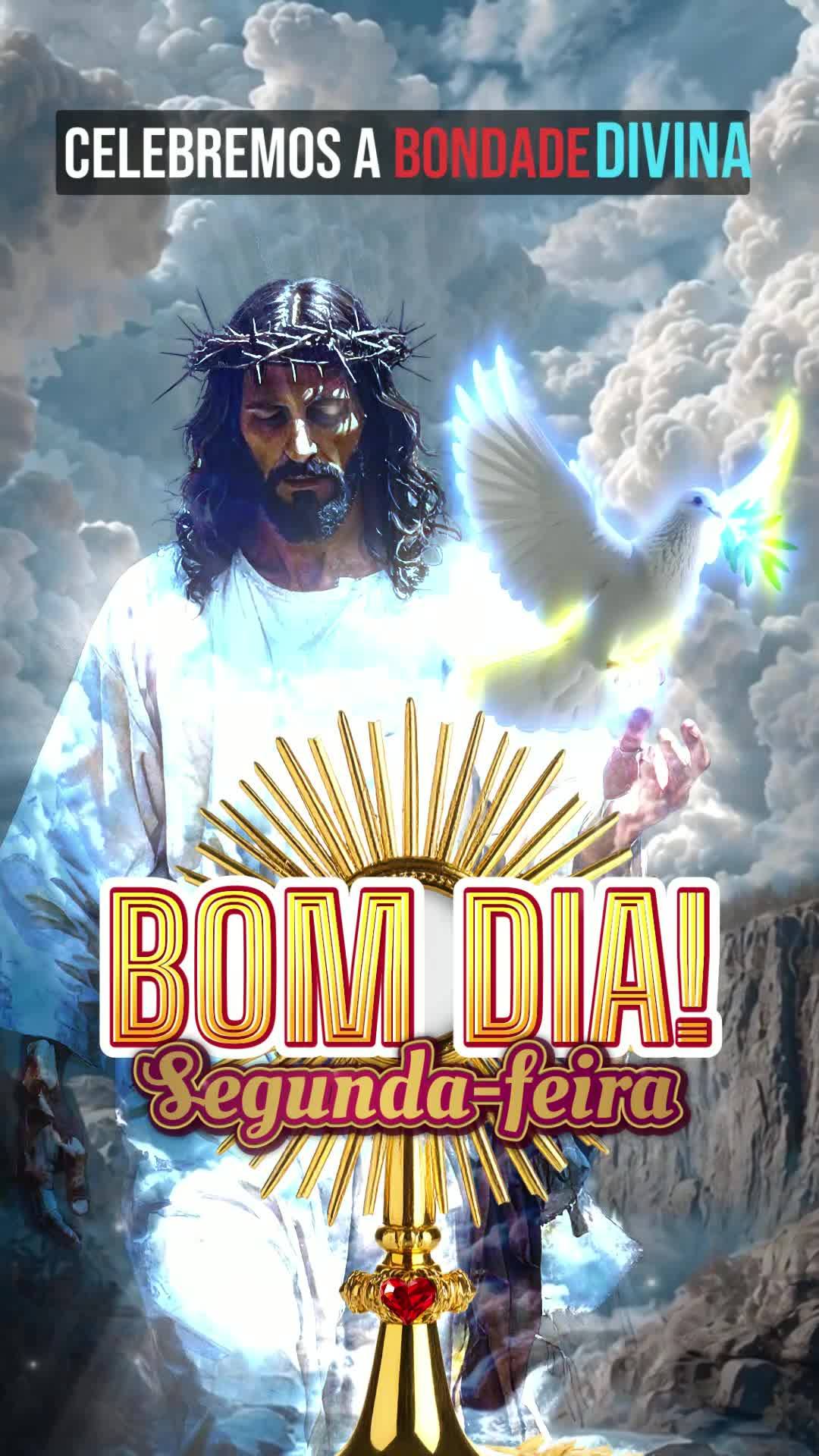 Ouça com atenção... Nesta segunda-feira, glorifiquemos ao nosso magnífico Senhor! Sua grandeza é inigualável, Seu poder transcende toda compreensã...