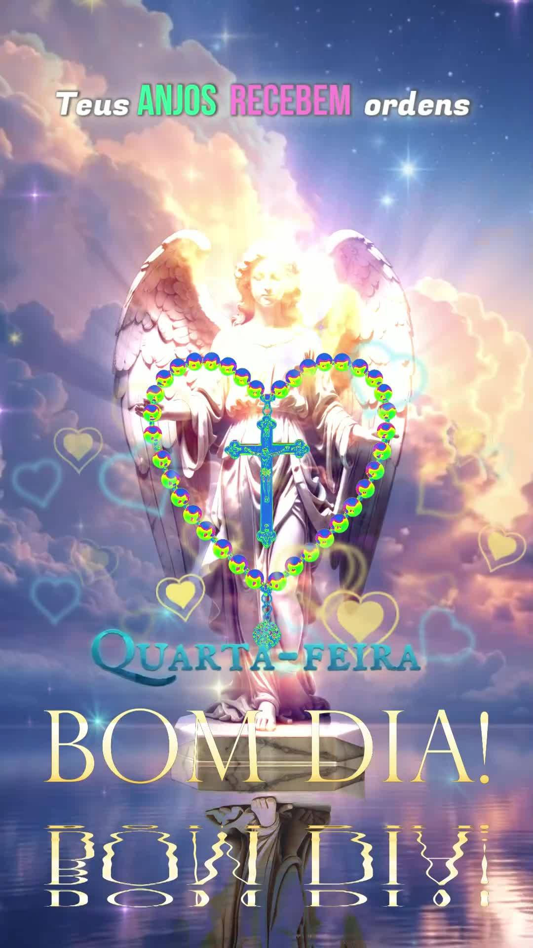 Senhor meu Deus, nesta quarta-feira me coloco inteiramente em Tuas mãos. Enviai Vossos anjos para me guardar em todos os caminhos. Pai Celestial, que Te...