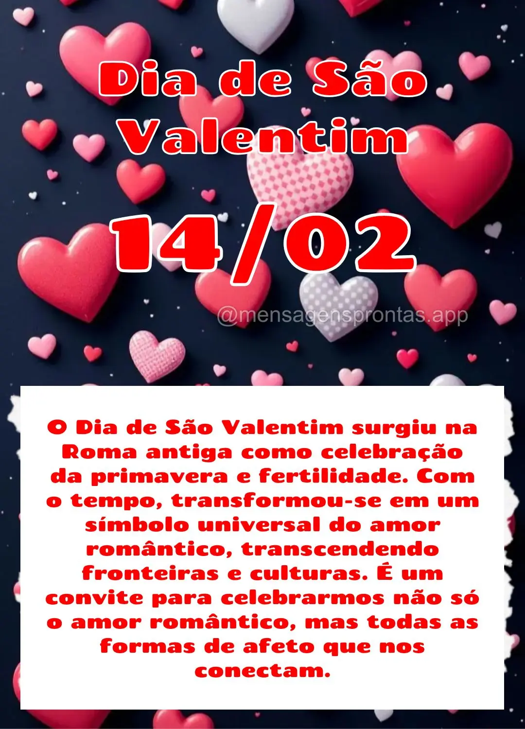 O Dia de São Valentim surgiu na Roma antiga como celebração da primavera e fertilidade. Com o tempo, transformou-se em um símbolo universal do amor r...