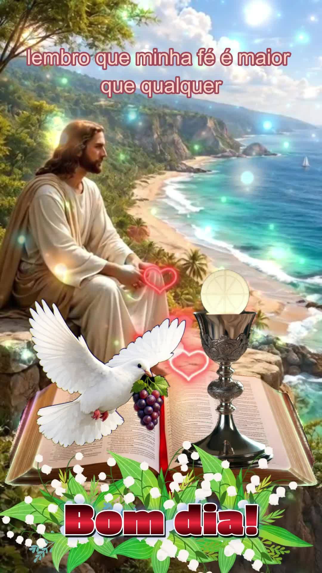 Em minha oração nesta manhã, sinto-me abraçada pelo divino. Conversando com Deus, compartilho minhas esperanças, meus medos, meus sonhos. Bom dia! H...