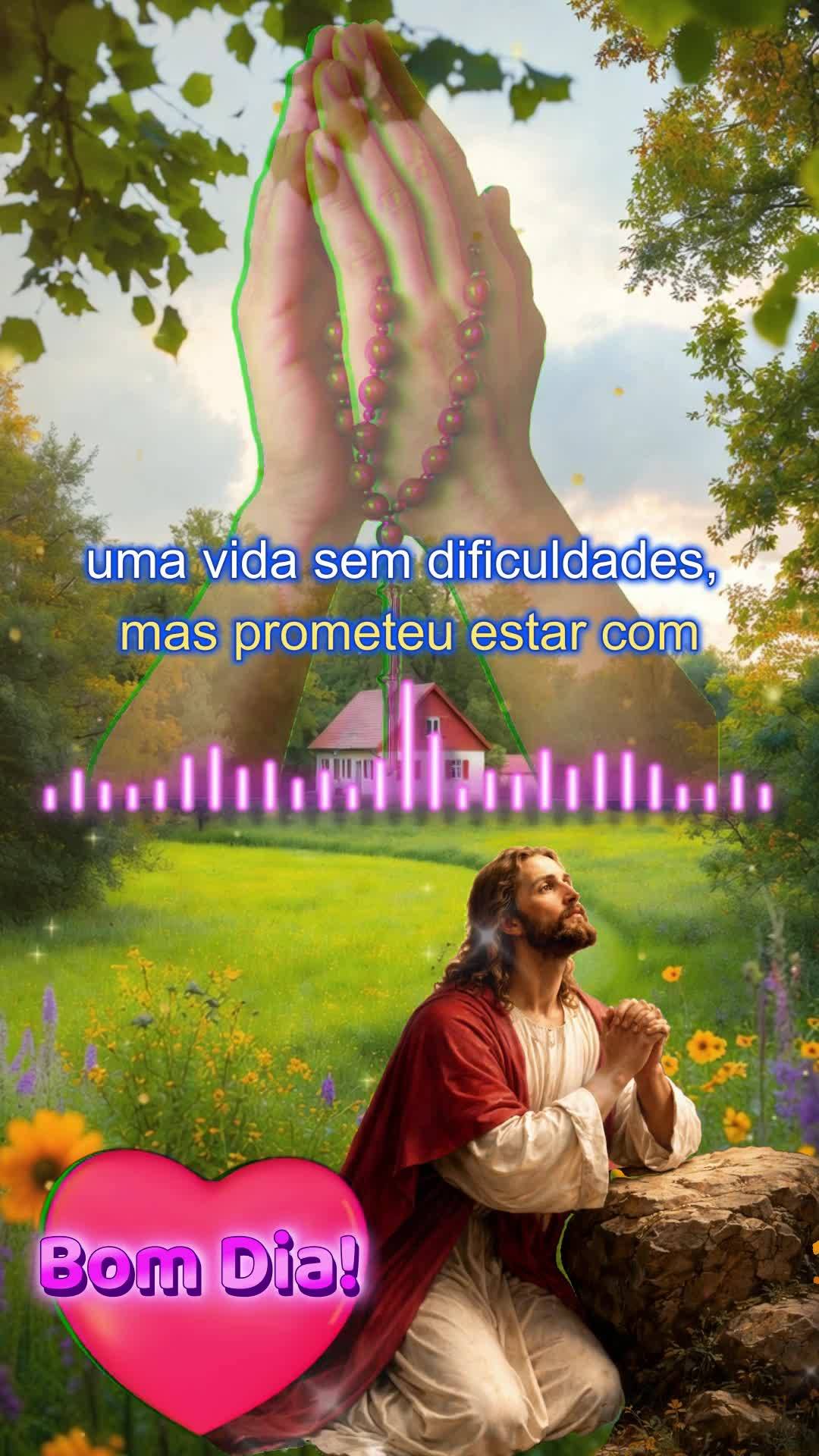 Deus quer te dizer algo agora… a vida fica mais leve quando você entrega o peso ao Senhor. Sabe aquele cansaço que você carrega? Aquela preocupaçã...