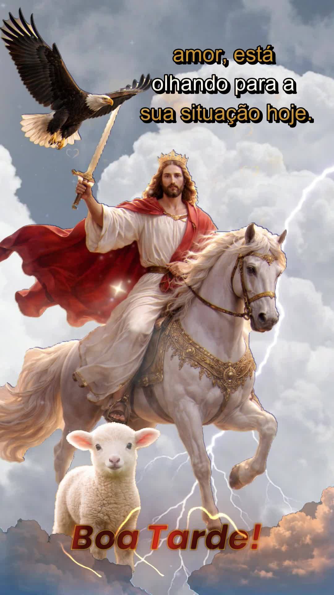 Boa tarde! Esta é a hora de declarar: Eis o Cordeiro de Deus, aquele que tira o pecado do mundo! Jesus, que é tão poderoso quanto bondoso, está agind...