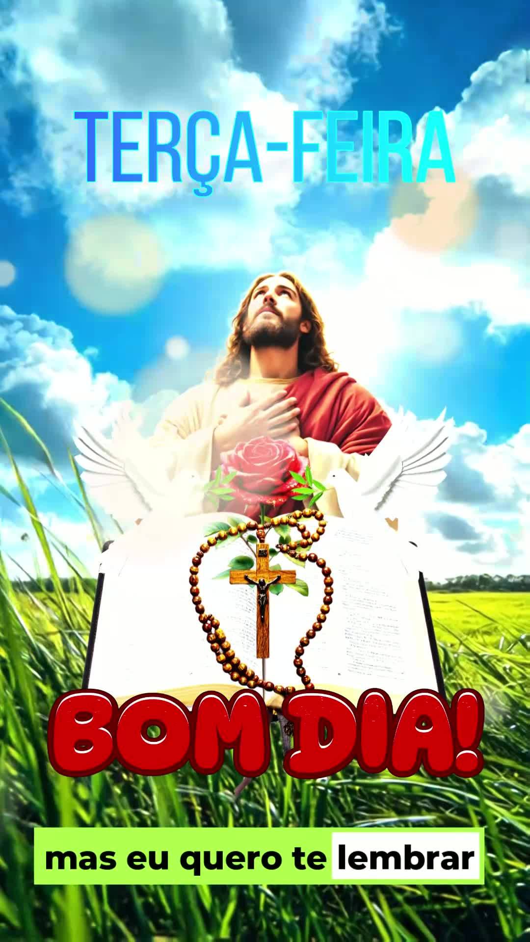 Bom dia! Que esta terça-feira seja marcada pela presença de Deus em cada passo seu. Você não está caminhando sozinho, sabia disso? Deus conhece o se...