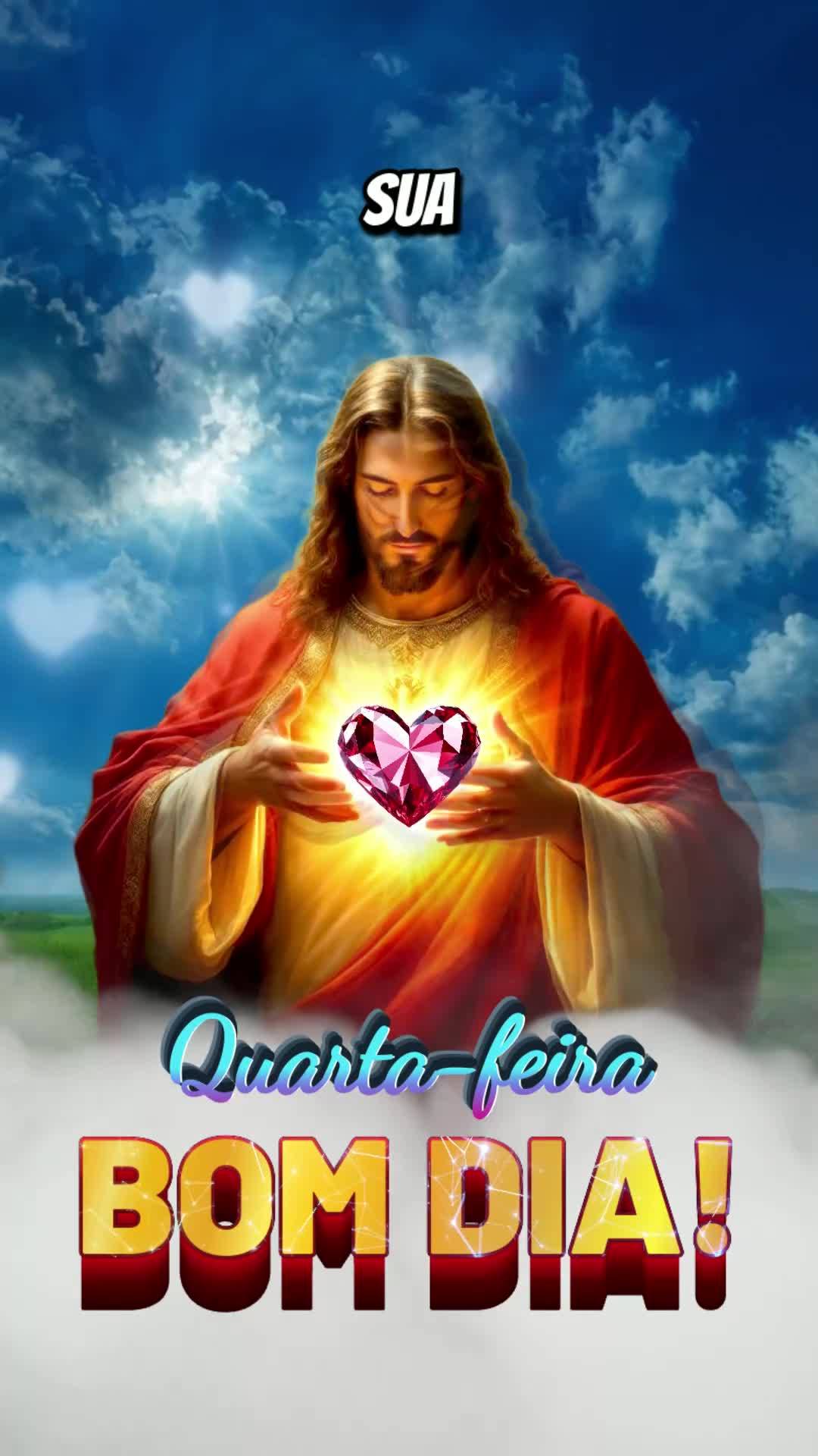 Bom dia! Que esta quarta-feira seja um presente renovado nas suas mãos. Você chegou até a metade da semana, e isso não é por acaso — Deus sustento...