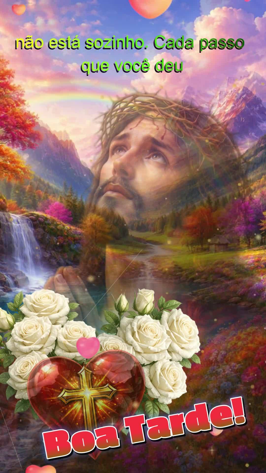 Deus quer te dizer algo agora… Boa tarde. Neste momento, Ele olha para você com um amor que não tem fim. Você já parou para perceber isso? Que mesm...