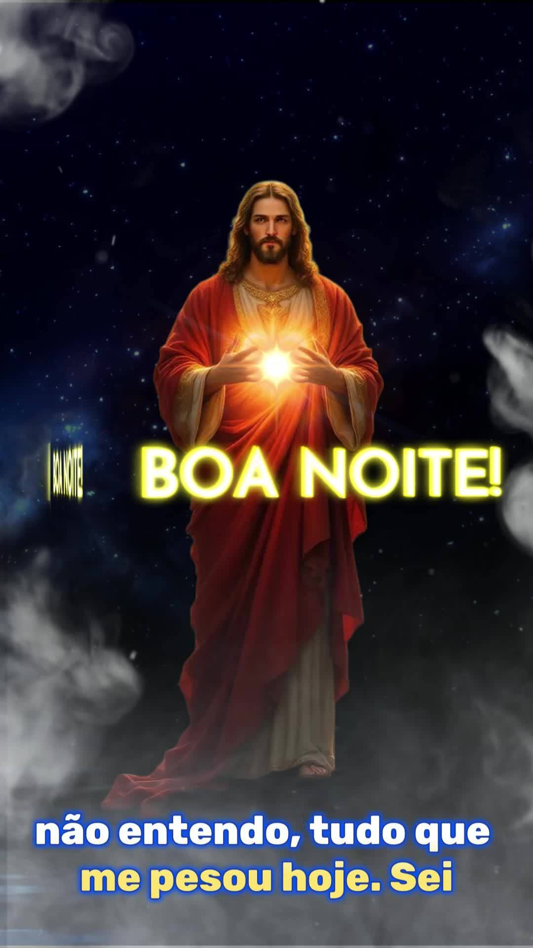 Senhor, antes de fechar os olhos esta noite, venho até Ti com o coração aberto e grato. Obrigado por cada momento deste dia, pelas bênçãos que muit...