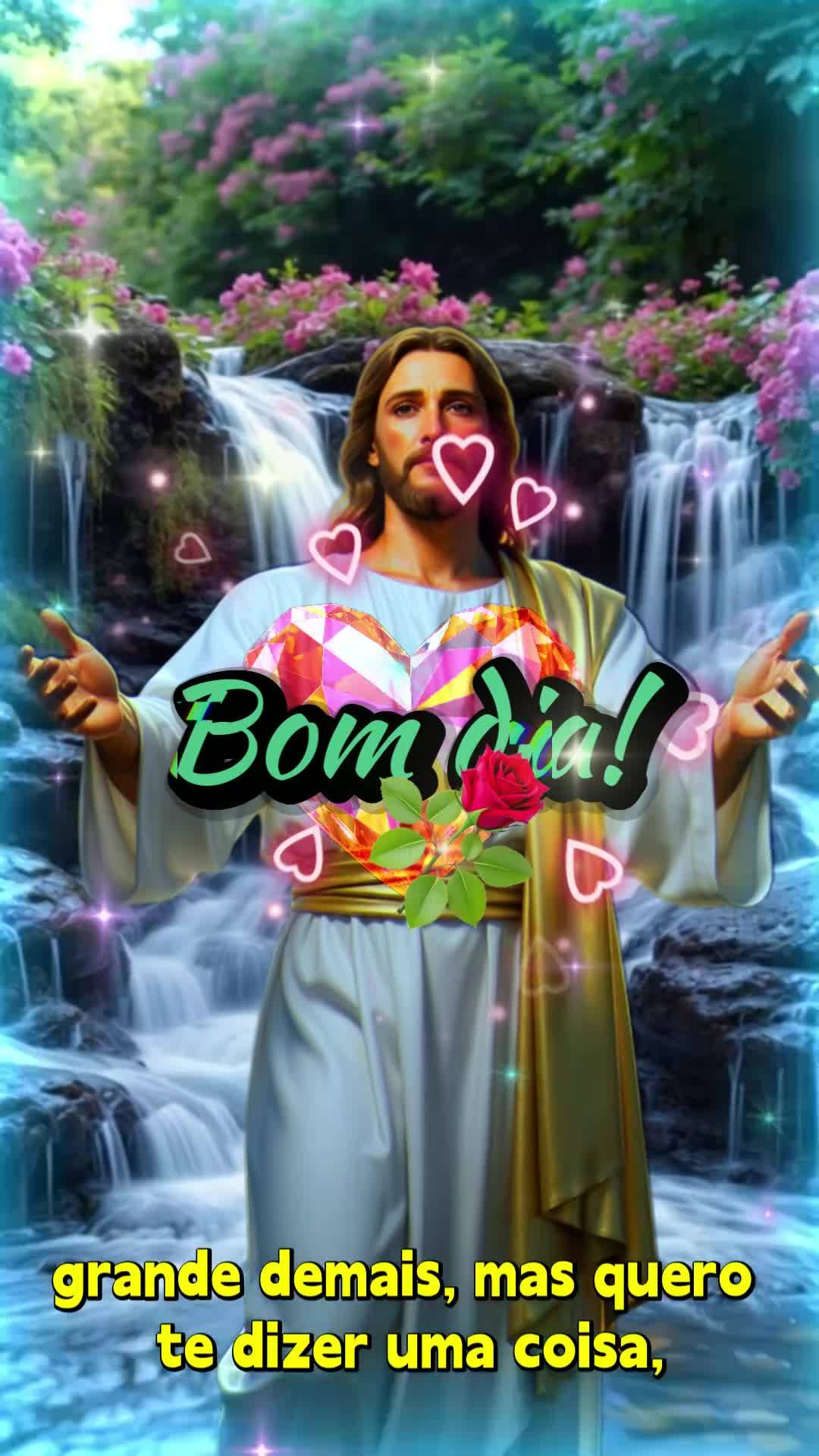 Bom dia! Saiba que hoje não é um dia qualquer para você. Deus acordou você com um propósito claro e com um amor que não tem fim. Antes mesmo de o s...
