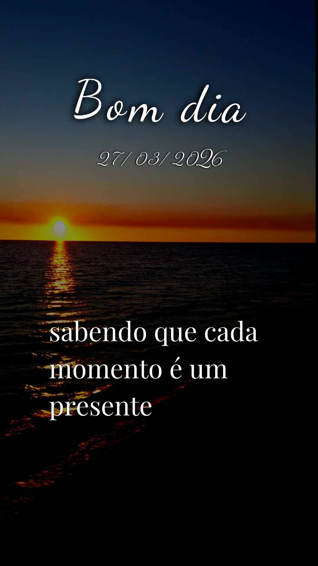 Bom dia, Jesus, meu Mestre e Senhor. Mais uma manhã chega, e que manhã abençoada esta Sexta-feira, 27 de Março de 2026. Com o coração aberto e grat...