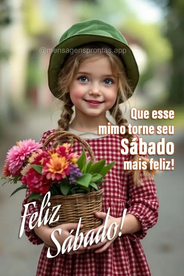 Que esse mimo torne seu Sábado mais feliz! Feliz Sábado!