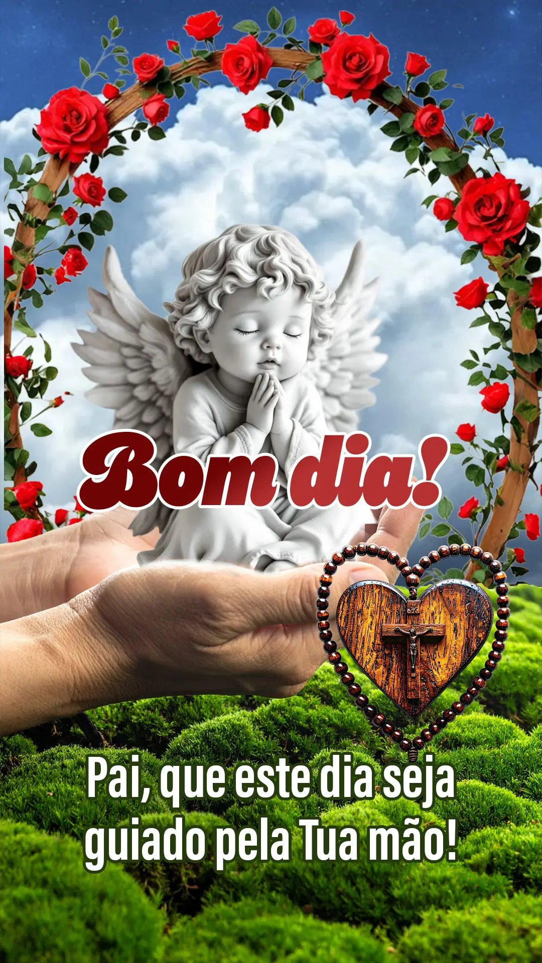 Pai, que este dia seja guiado pela Tua mão. Bom dia! 🙏☀️

---