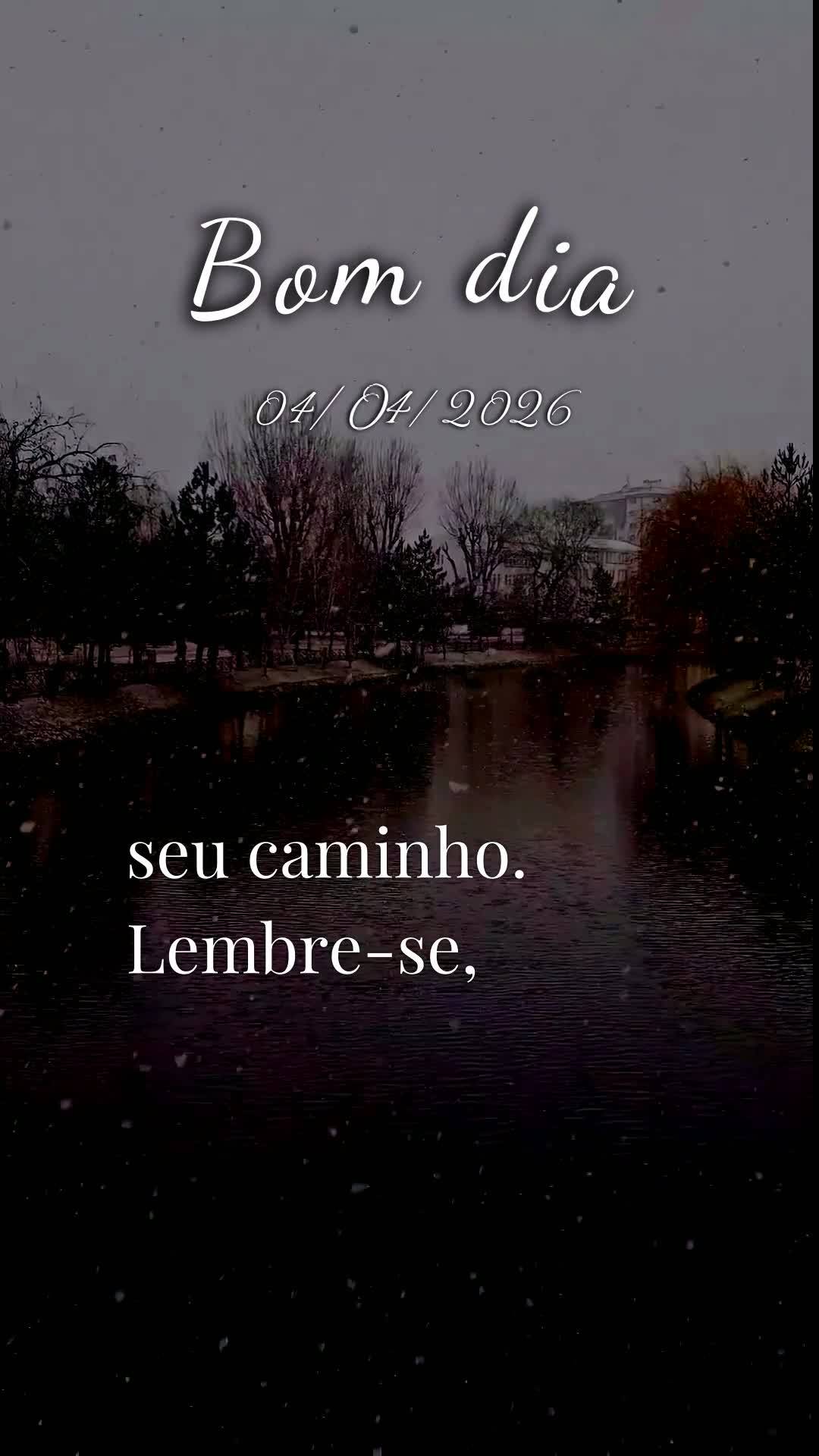 Bom dia! Que Deus te abençoe neste Sábado Santo, 4 de abril de 2026. Hoje é um dia especial, de silêncio e espera, o último suspiro antes da grande ...
