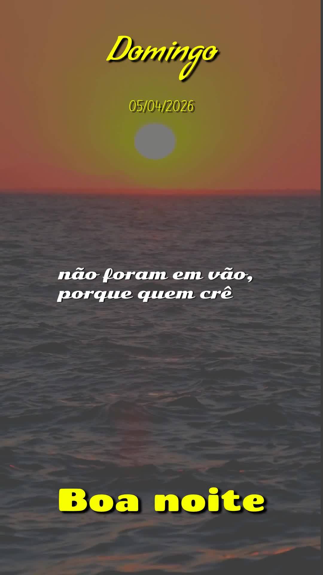 Boa noite. Hoje é Domingo de Páscoa, o dia mais glorioso do calendário cristão. Cristo ressuscitou, e com Ele ressuscita também a esperança no seu ...
