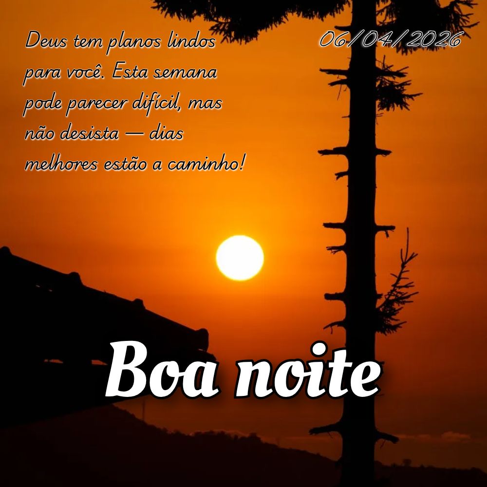 Deus tem planos lindos para você. Esta semana pode parecer difícil, mas não desista — dias melhores estão a caminho!