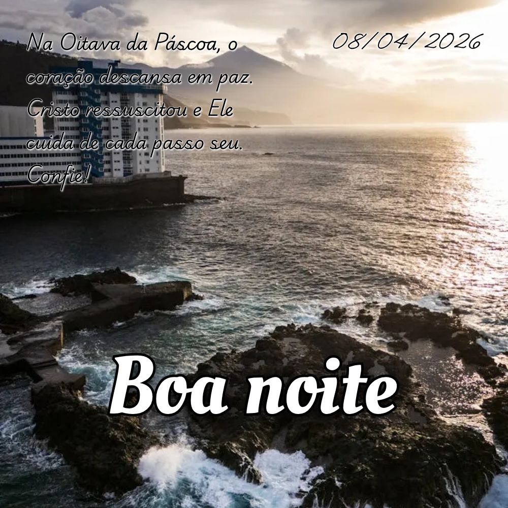 Na Oitava da Páscoa, o coração descansa em paz. Cristo ressuscitou e Ele cuida de cada passo seu. Confie!