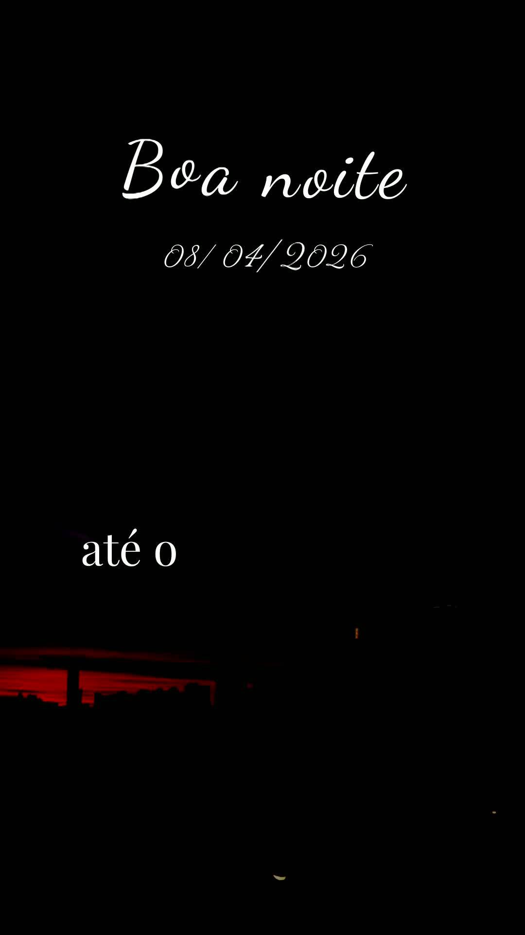 Boa noite! Obrigado, meu Deus, por mais uma quarta-feira vencida. Hoje, mais uma vez, Tu me livraste de todo mal, me concedeste saúde, fôlego e força ...