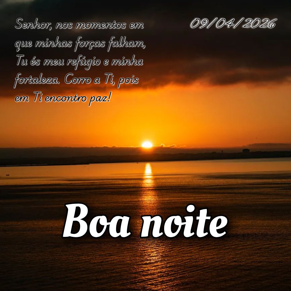 Senhor, nos momentos em que minhas forças falham, Tu és meu refúgio e minha fortaleza. Corro a Ti, pois em Ti encontro paz!