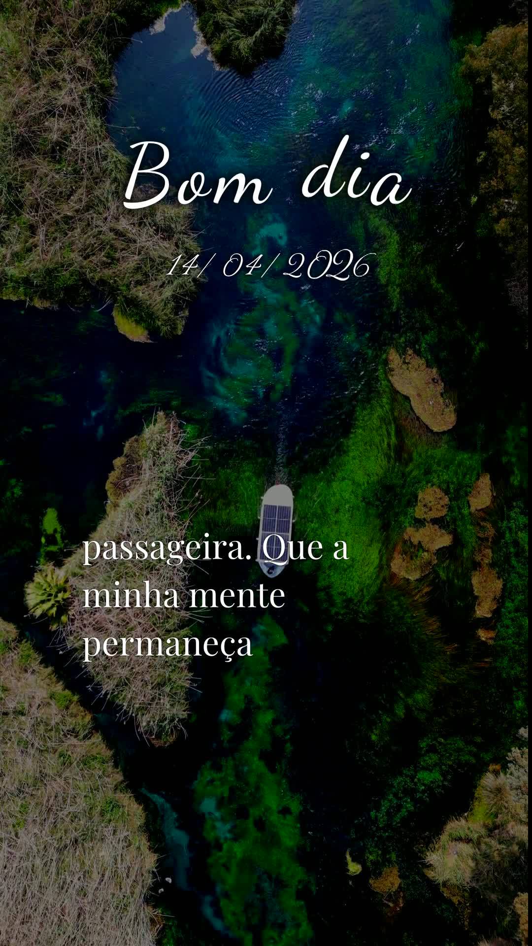 Bom dia, Jesus, meu Mestre e Senhor. Mais uma manhã começa, e nesta terça-feira, 14 de abril de 2026, eu Te ofereço todas as minhas ações deste dia...
