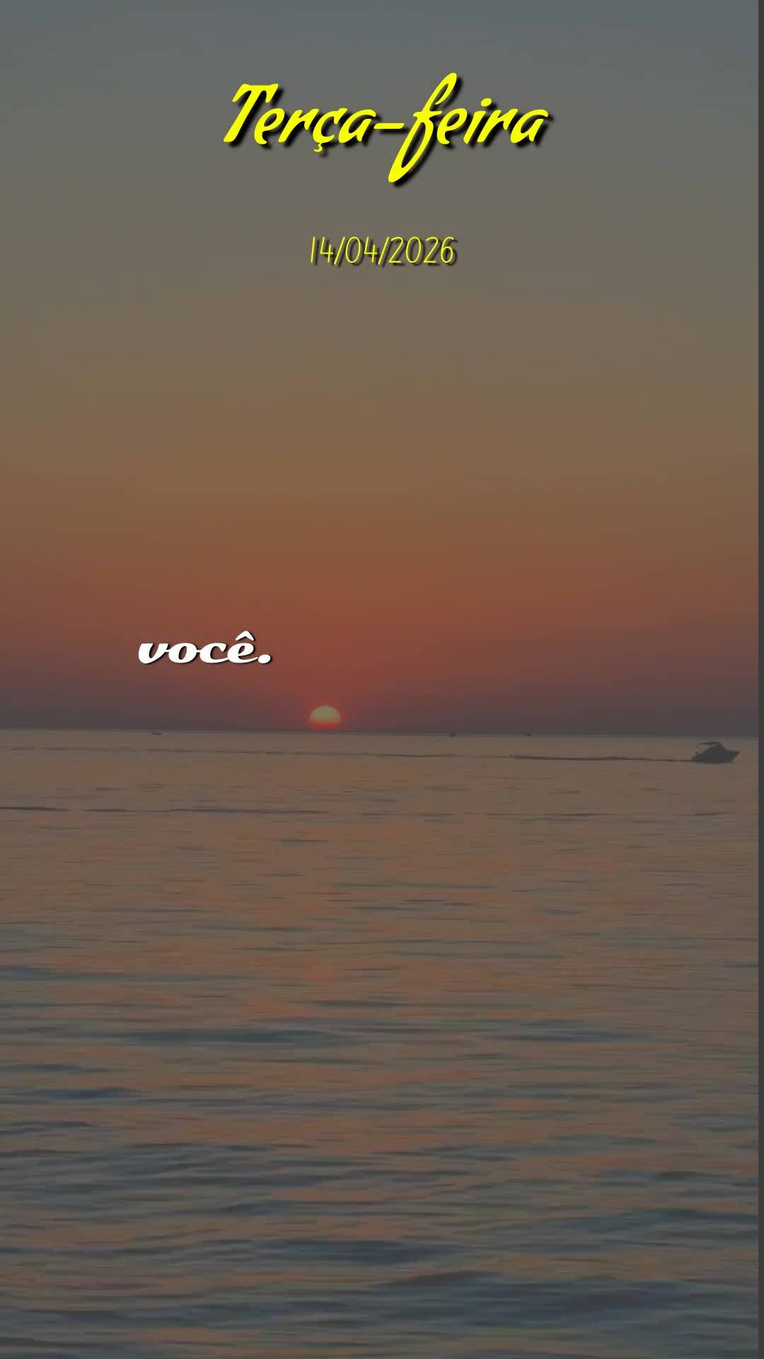 Boa noite. É terça-feira, 14 de abril de 2026, e a noite chegou com sua suave ternura. Sabe o que Deus fez agora mesmo? Acendeu cada estrela no céu co...