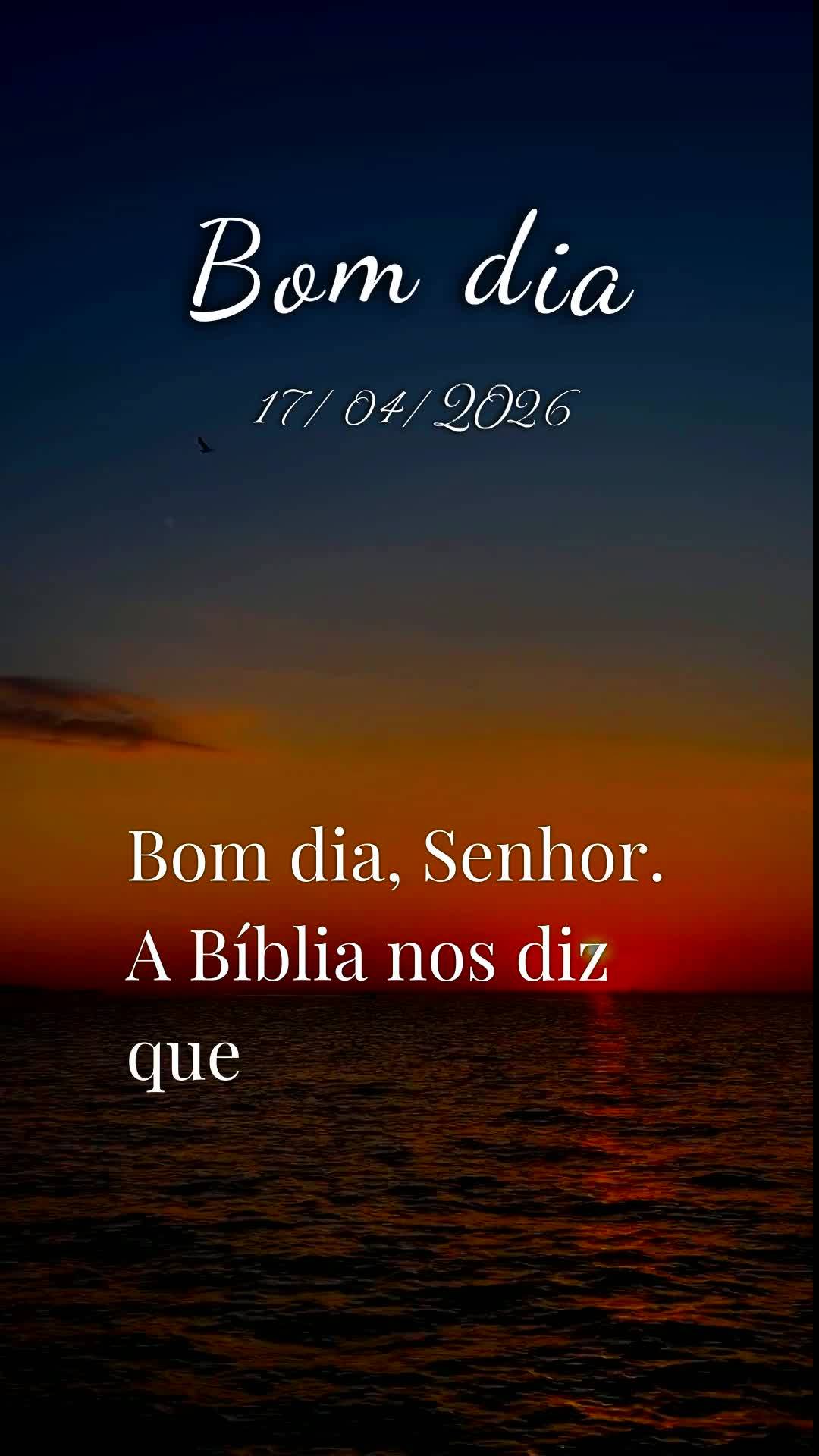 Deus, a sexta-feira chegou, meu pai, dia dezessete de abril de dois mil e vinte e seis, e antes mesmo de dar o primeiro passo deste dia, eu paro para te ...