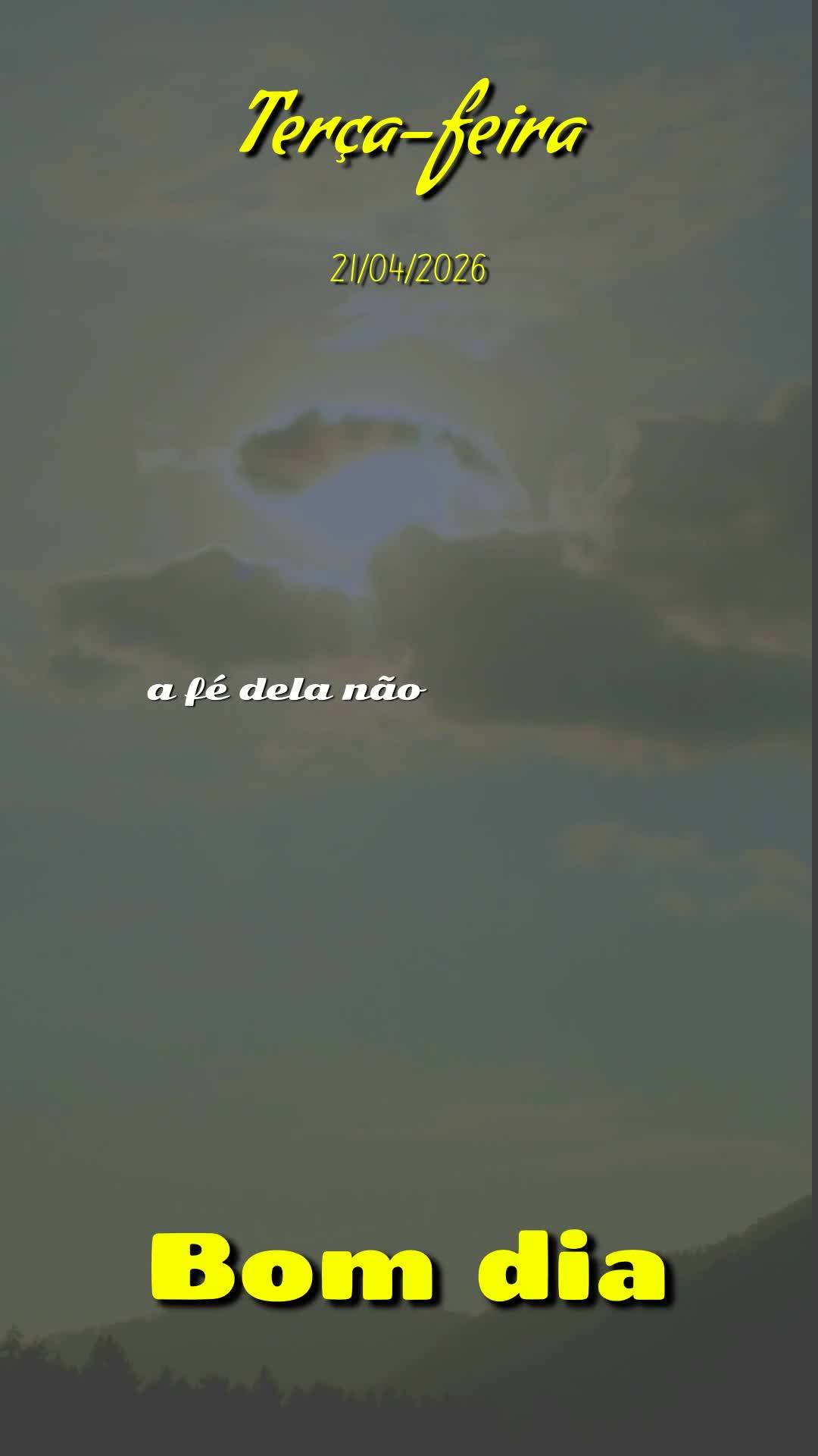 Meu bom dia especial nesta terça-feira é para você, pessoa querida. Hoje, 21 de abril de 2026, o Brasil para para lembrar Tiradentes, aquele que deu a...