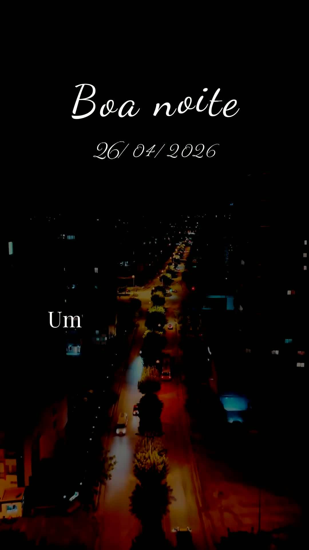 Boa noite! Obrigado, Deus, por mais um domingo vencido. Neste 26 de Abril de 2026, o Senhor me cobriu com Seu manto de proteção, me livrou de todo mal ...