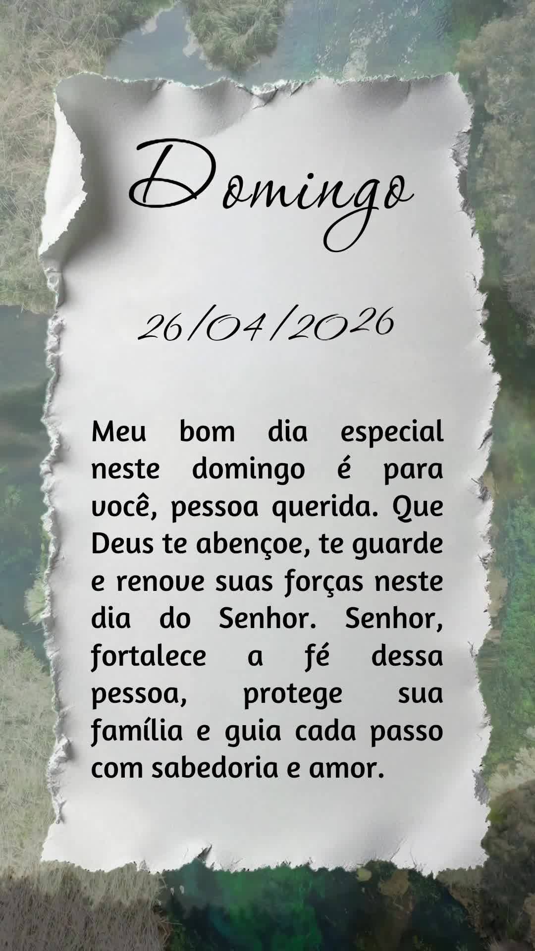 Meu bom dia especial neste domingo é para você, pessoa querida. Que Deus te abençoe, te guarde e renove suas forças neste dia do Senhor. Senhor, fort...