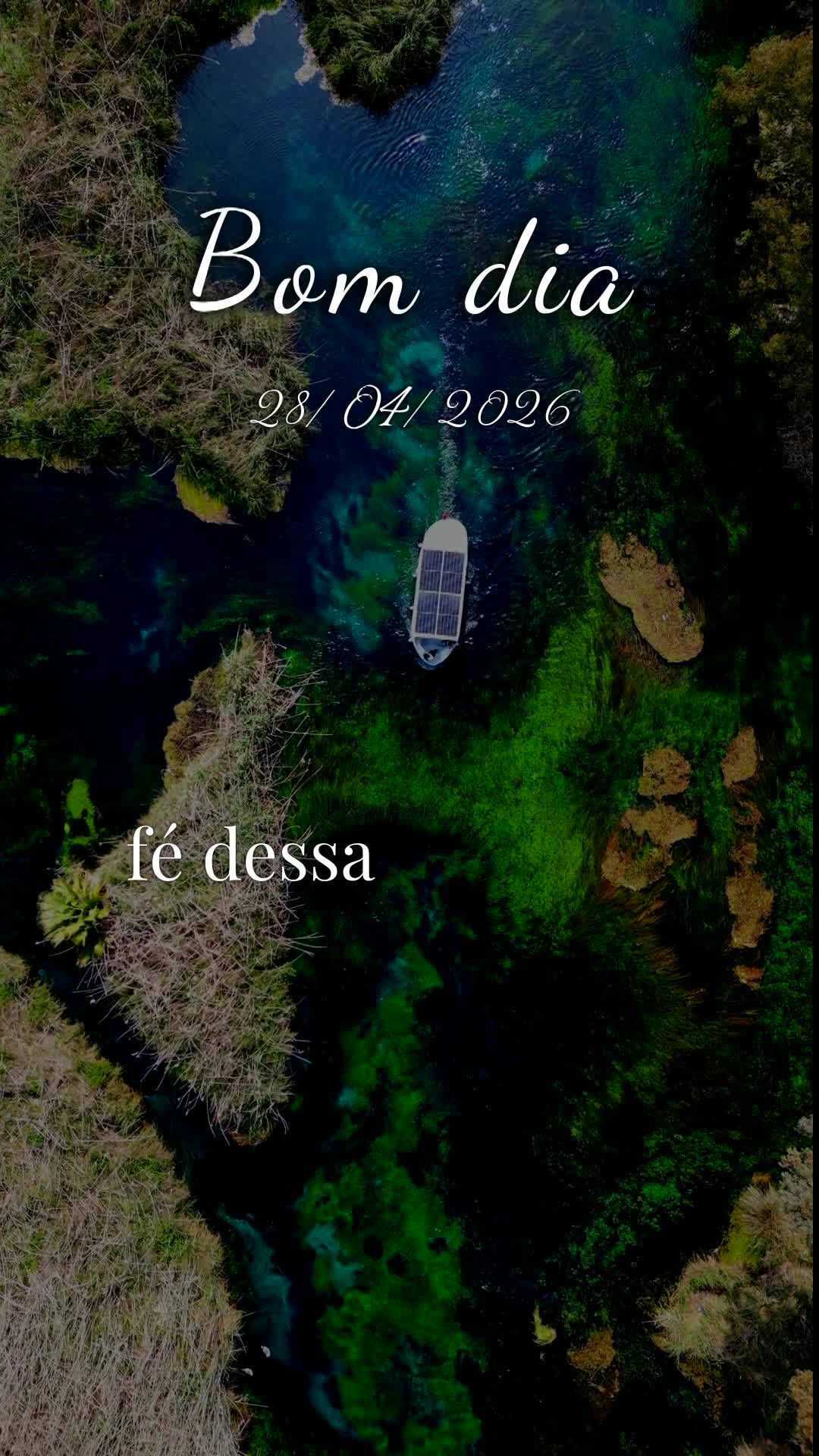 Meu bom dia especial nesta terça-feira é para você, pessoa querida. Hoje, dia 28 de abril de 2026, quero que você saiba que não está sozinho ou soz...