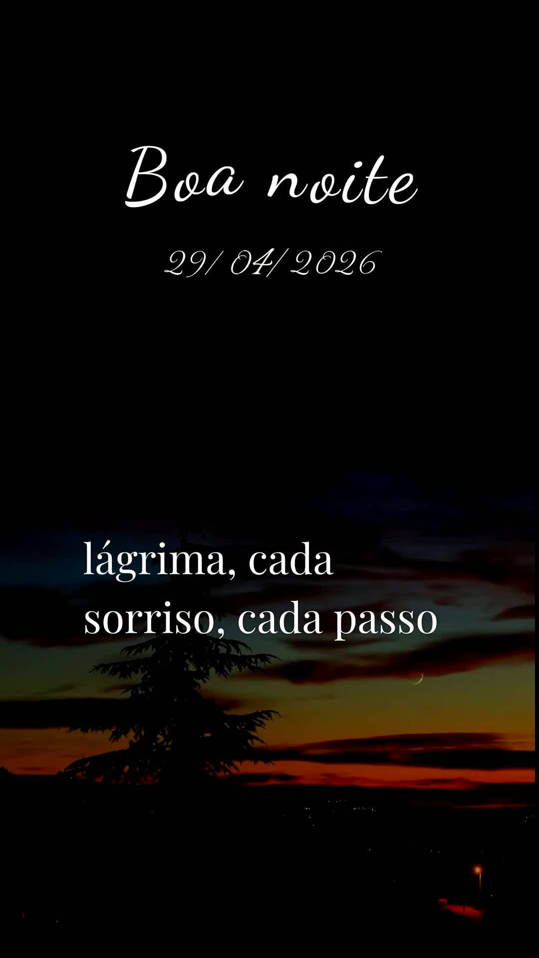 Boa noite. Nesta quarta-feira, 29 de Abril de 2026, enquanto o céu se enche de estrelas, lembre-se: foi Deus quem as acendeu, uma a uma, para te dizer q...
