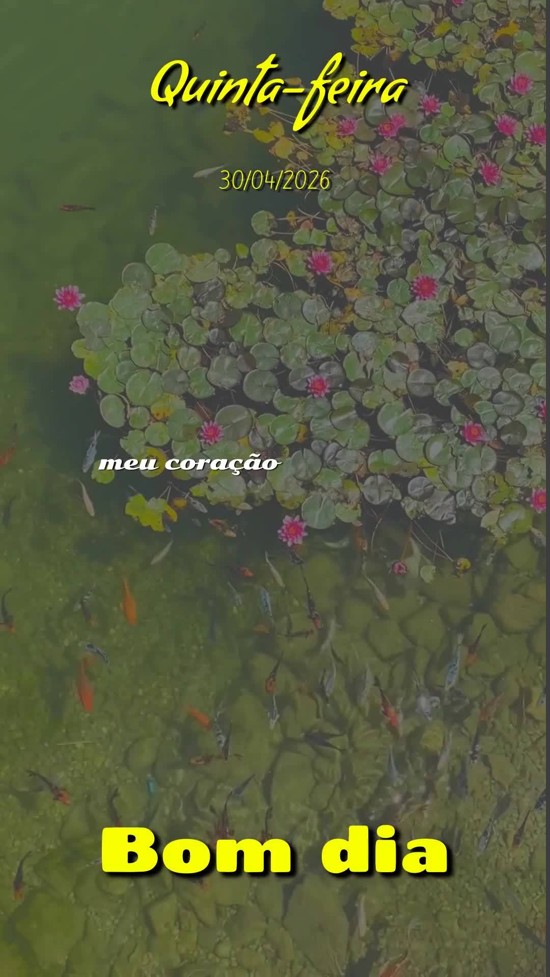 Deus, bom dia. Antes de qualquer coisa, obrigado por abrir meus olhos nesta quinta-feira, 30 de Abril de 2026, e por me permitir encerrar mais um mês de...
