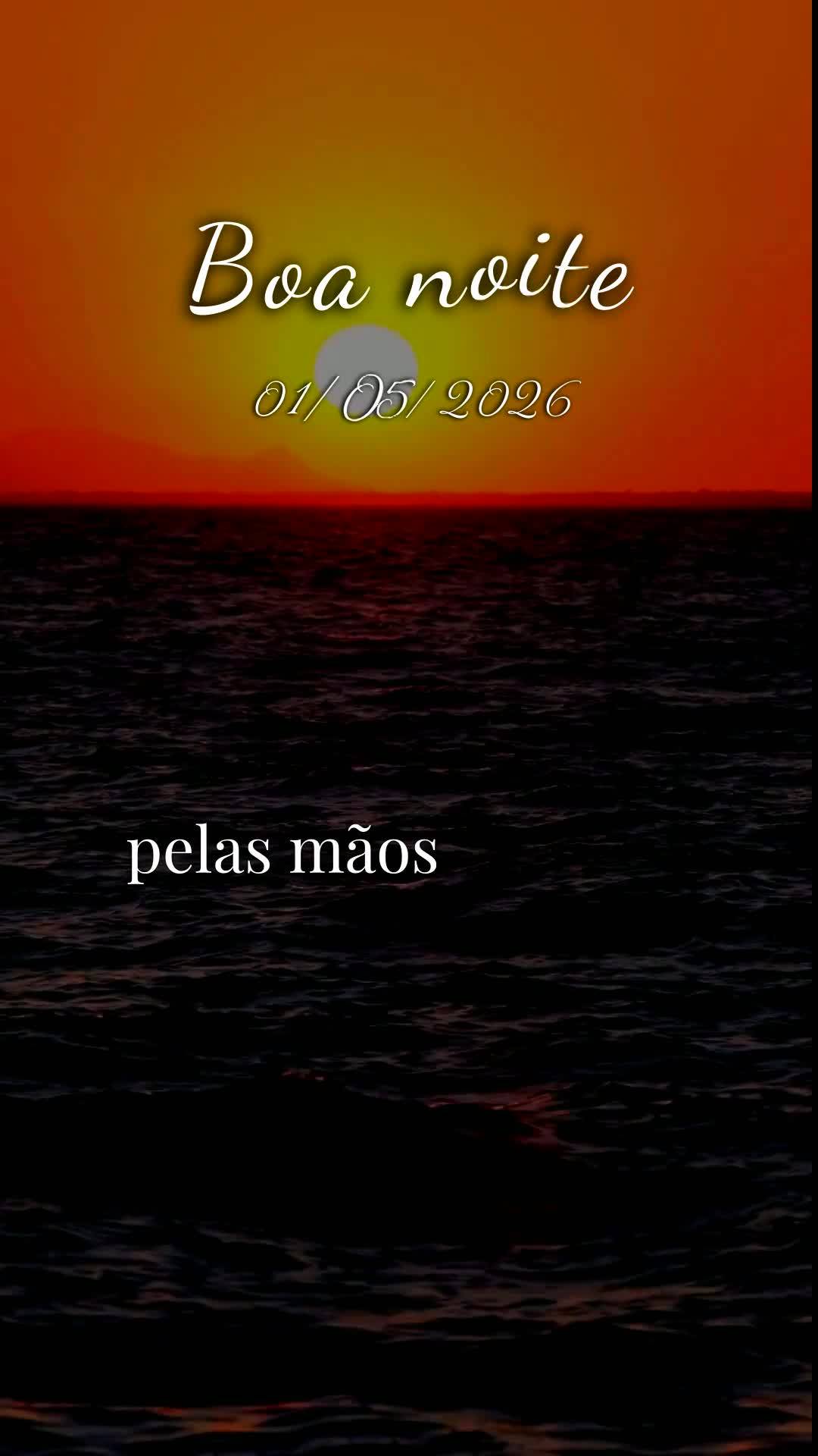 Boa noite. Hoje, sexta-feira, 1 de Maio de 2026, Dia do Trabalhador, encerramos esta semana com o coração cheio de gratidão. Que Deus abençoe este mo...