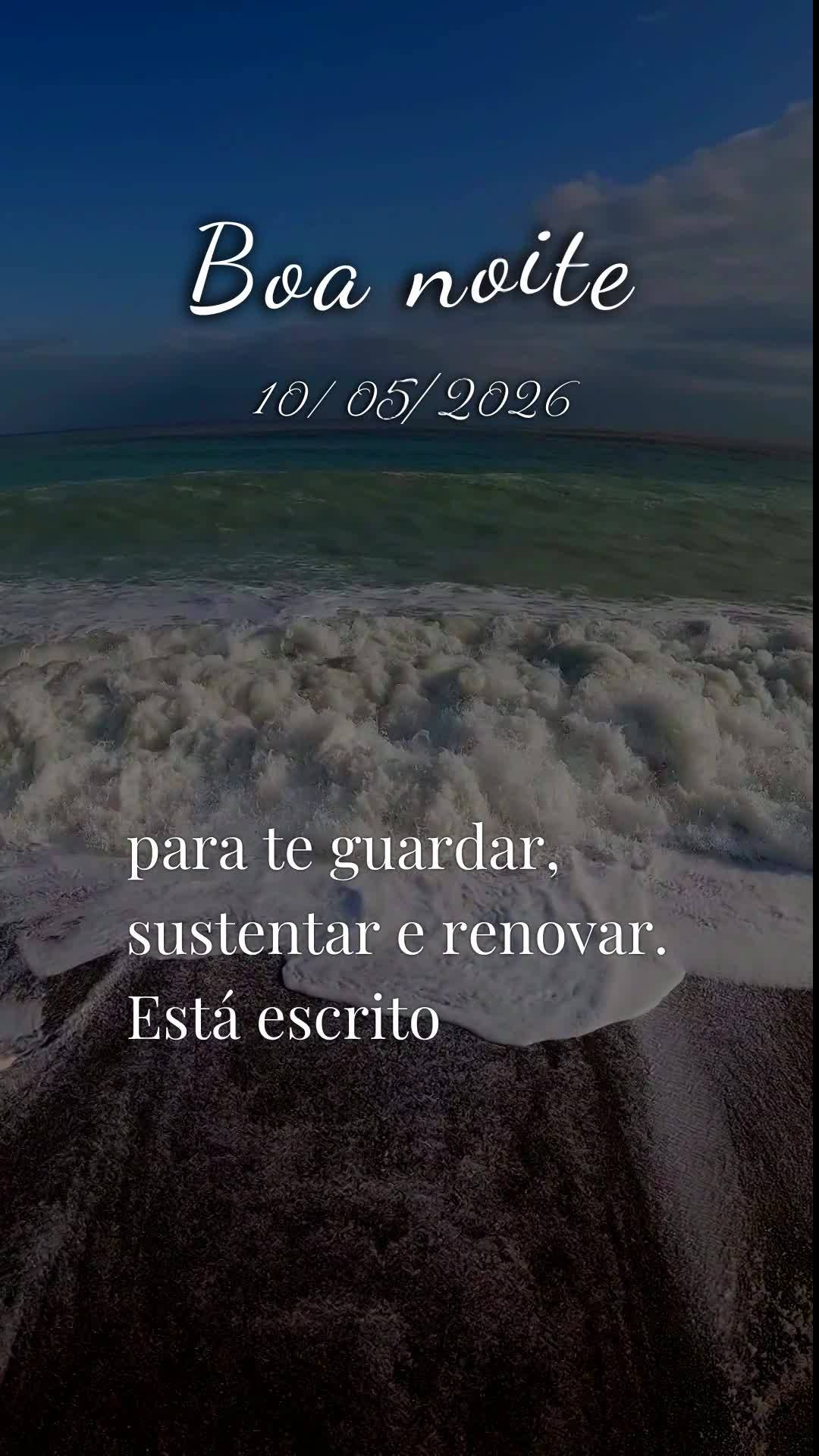 Boa noite. Neste Domingo, 10 de Maio de 2026, Dia das Mães, eu oro, eu declaro e eu profetizo que a bênção do Senhor te alcance onde quer que você e...