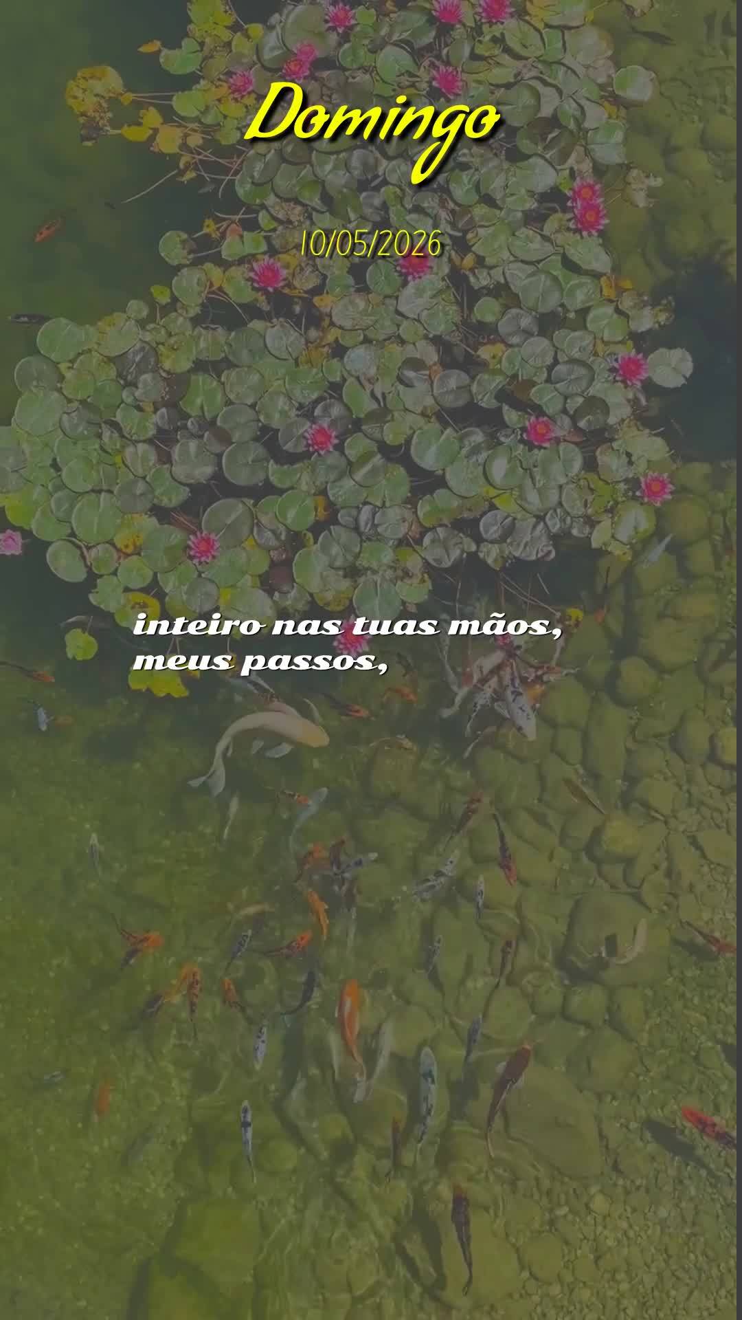 Deus, bom dia. Antes de qualquer coisa, obrigado por abrir meus olhos neste Domingo, 10 de Maio de 2026, e me presentear com mais um amanhecer. Hoje é D...