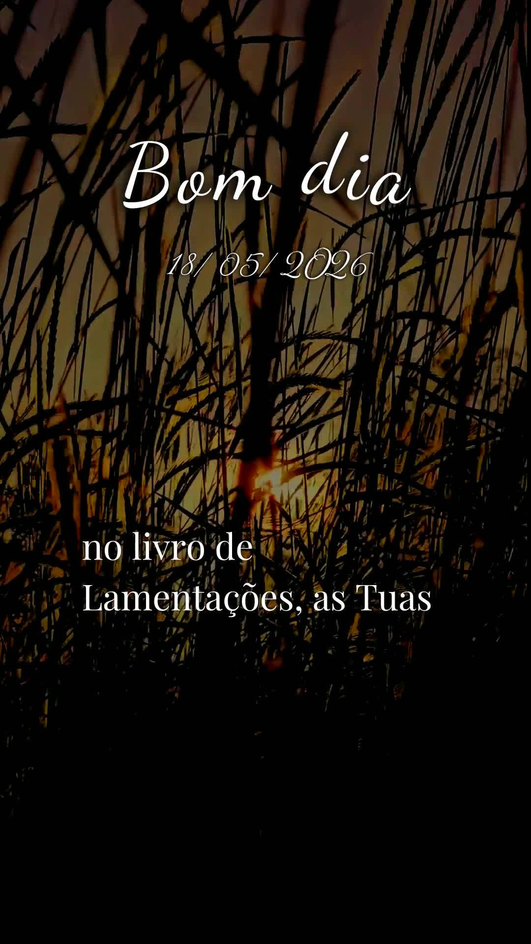 Deus, bom dia. Antes de qualquer coisa, obrigado por abrir meus olhos nesta segunda-feira, 18 de Maio de 2026. Obrigado pelo ar que respiro, pela cama on...